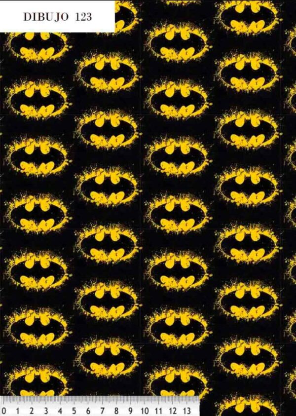 Algodón estampado Batman