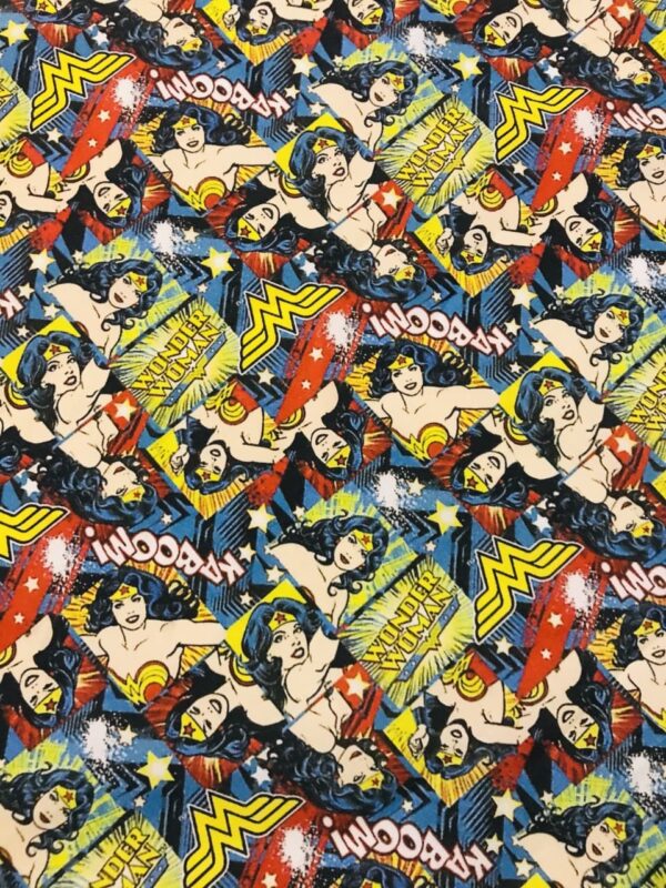 Algodón estampado Wonderwoman - Imagen 2