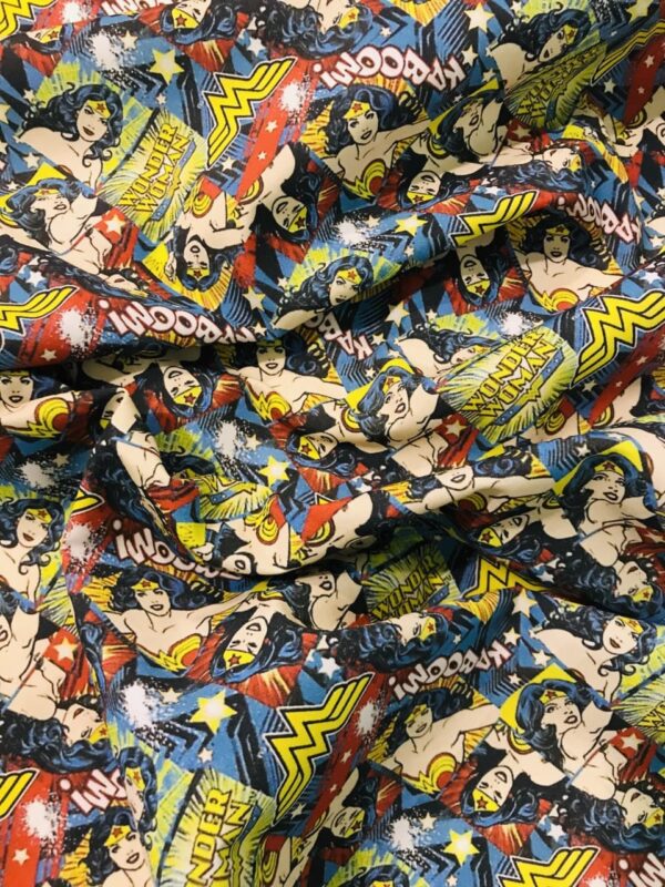 Algodón estampado Wonderwoman - Imagen 3