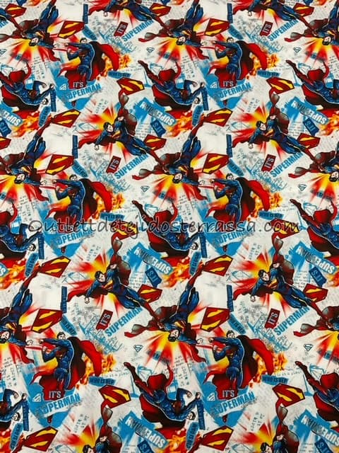 Algodón estampado Superman (D/224)