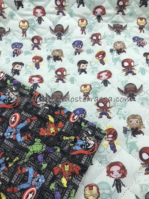 Acolchado reversible Marvel