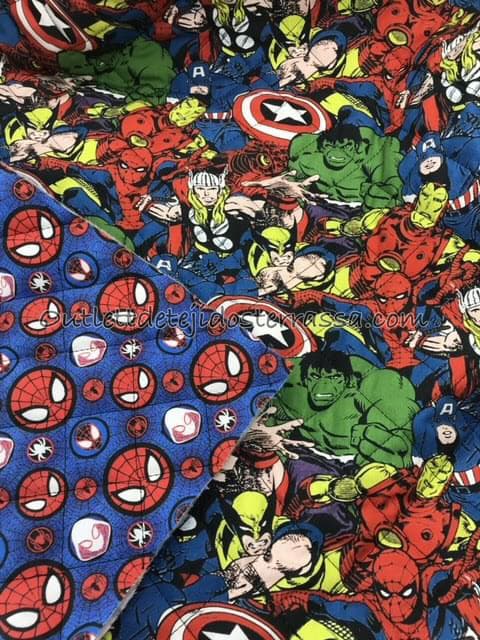 Acolchado reversible Marvel/Spiderman