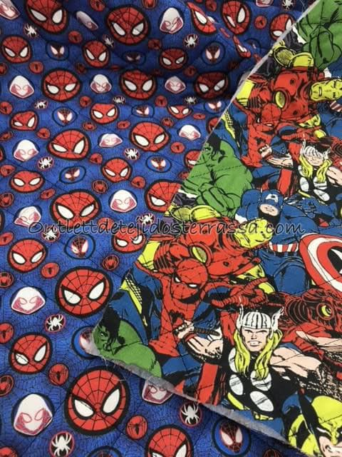 Acolchado reversible Marvel/Spiderman