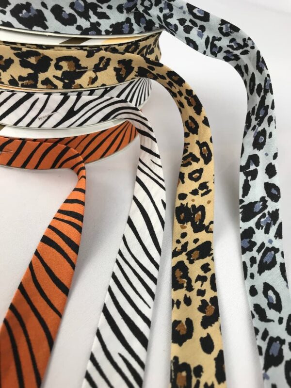 Bies estampado Cebra y Animal Print - Imagen 2