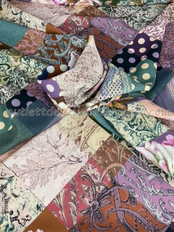 Creps estampados patchwork rombos