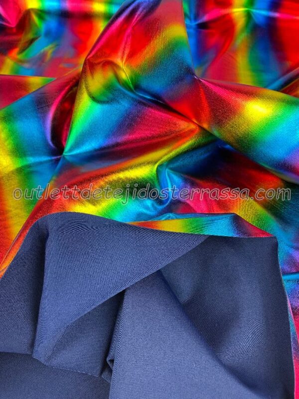 Lycra Lame Arcoiris - Imagen 3