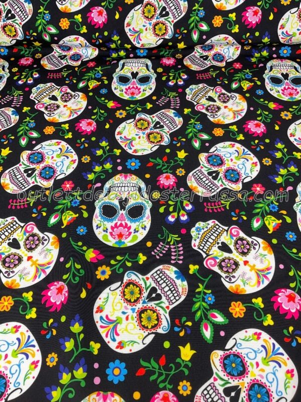 Strech estampado D/Calaveras - Imagen 2