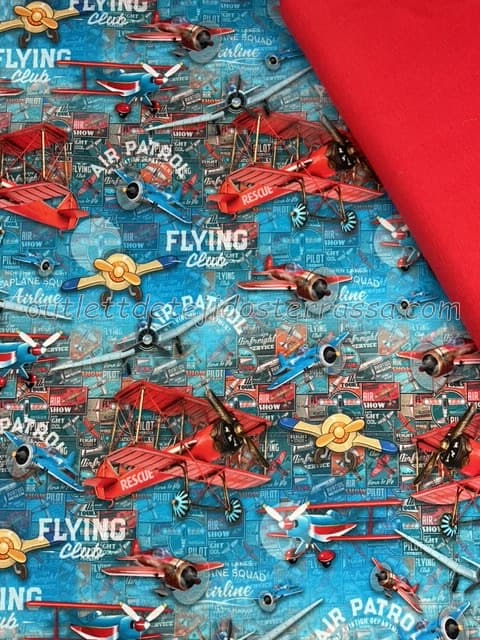 Punto camiseta Aviones