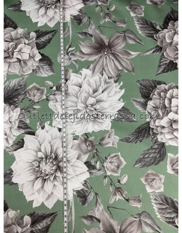 Canvas estampado Flores mostaza o mint - Imagen 7