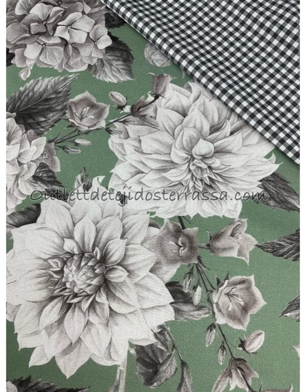 Canvas estampado Flores mostaza o mint - Imagen 6