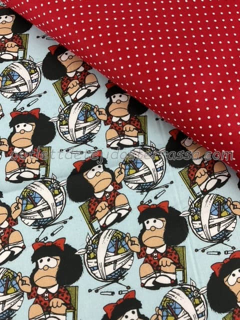 Algodón estampado Mafalda (D/305)