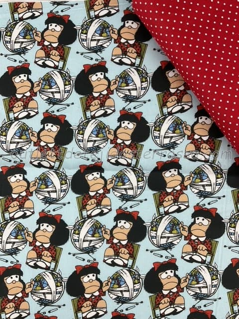 Algodón estampado Mafalda (D/305)