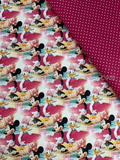 Algodón estampado Minnie 1 (D/327)