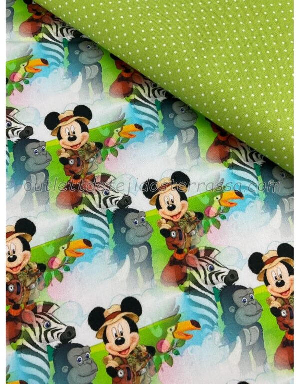 Algodón estampado Mickey 1 (D/329) - Imagen 2