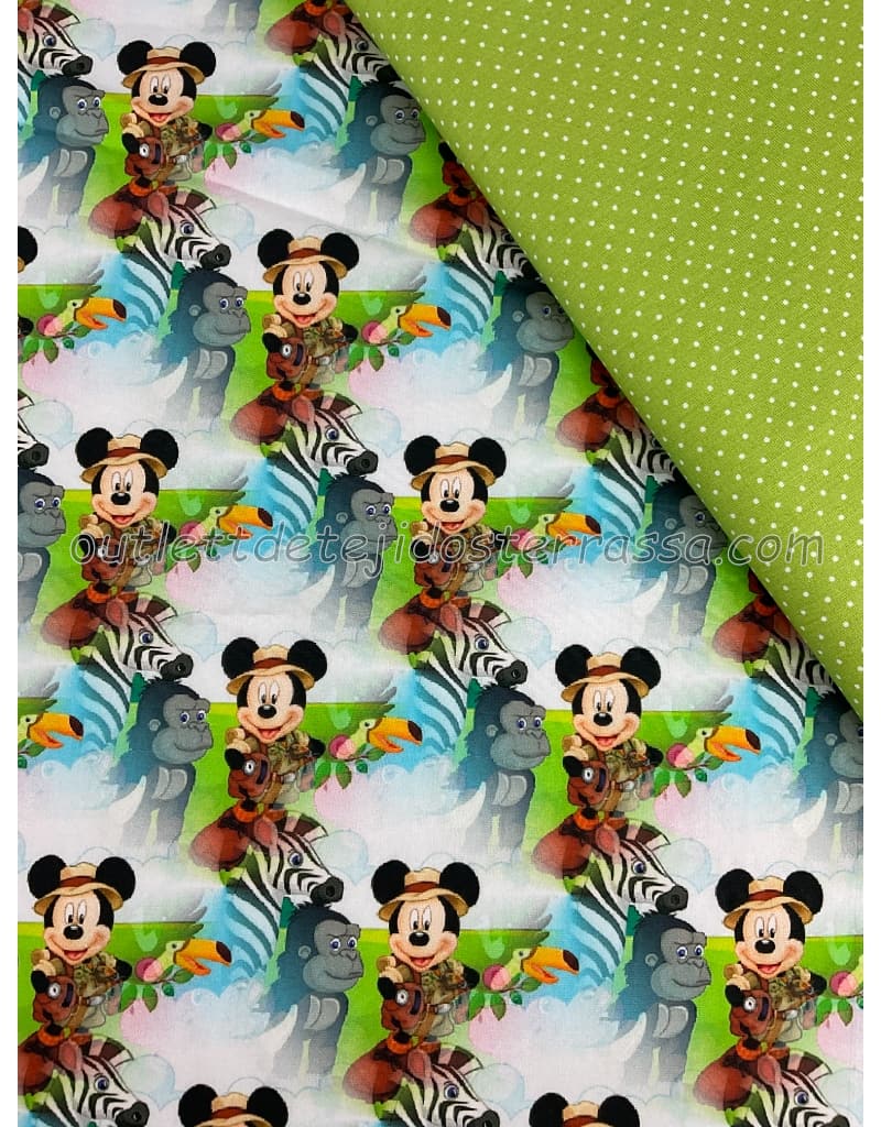 Algodón estampado Mickey 1 (D/329)