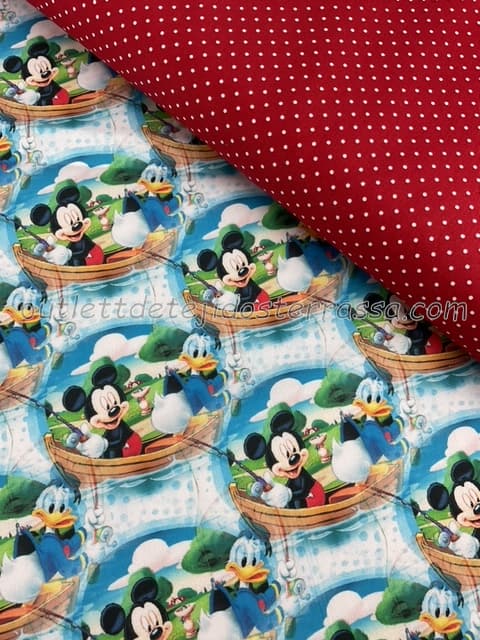 Algodón estampado Mickey 2 (D/330)