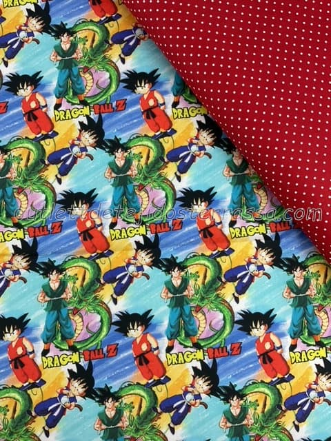 Algodón estampado Goku 2 (D/334)