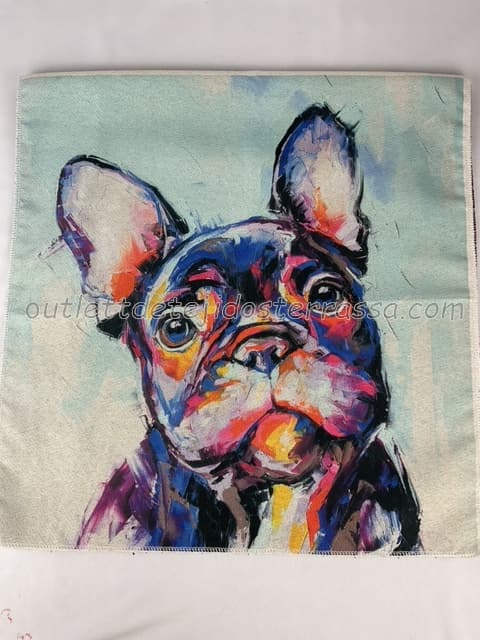 Panel gobelino Perrito Bulldog