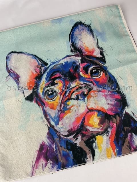 Panel gobelino Perrito Bulldog