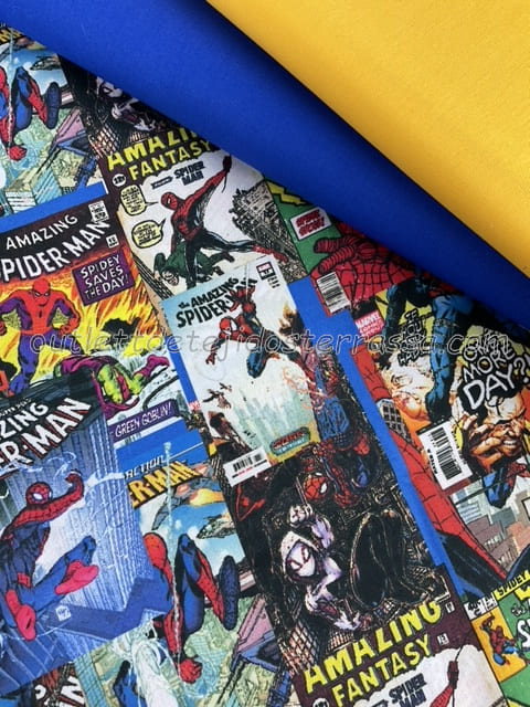 Algodón estampado Spiderman (D/335)