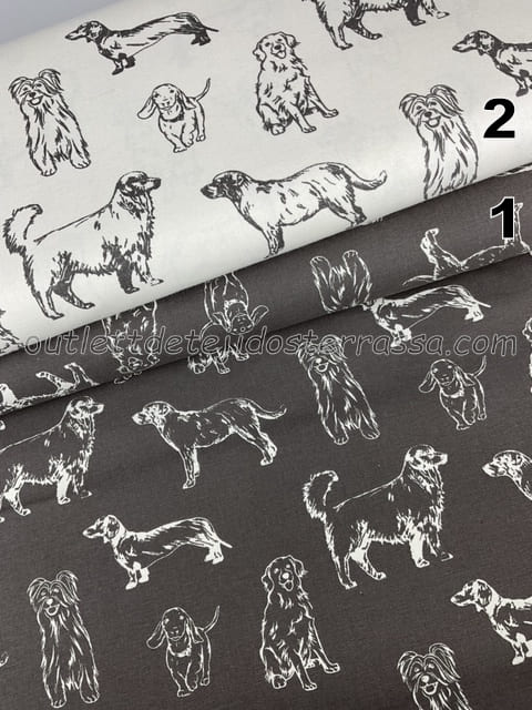 Canvas estampado Perros