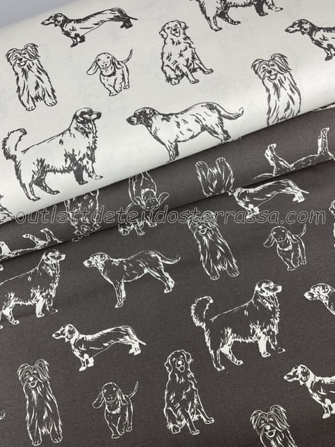 Canvas estampado Perros