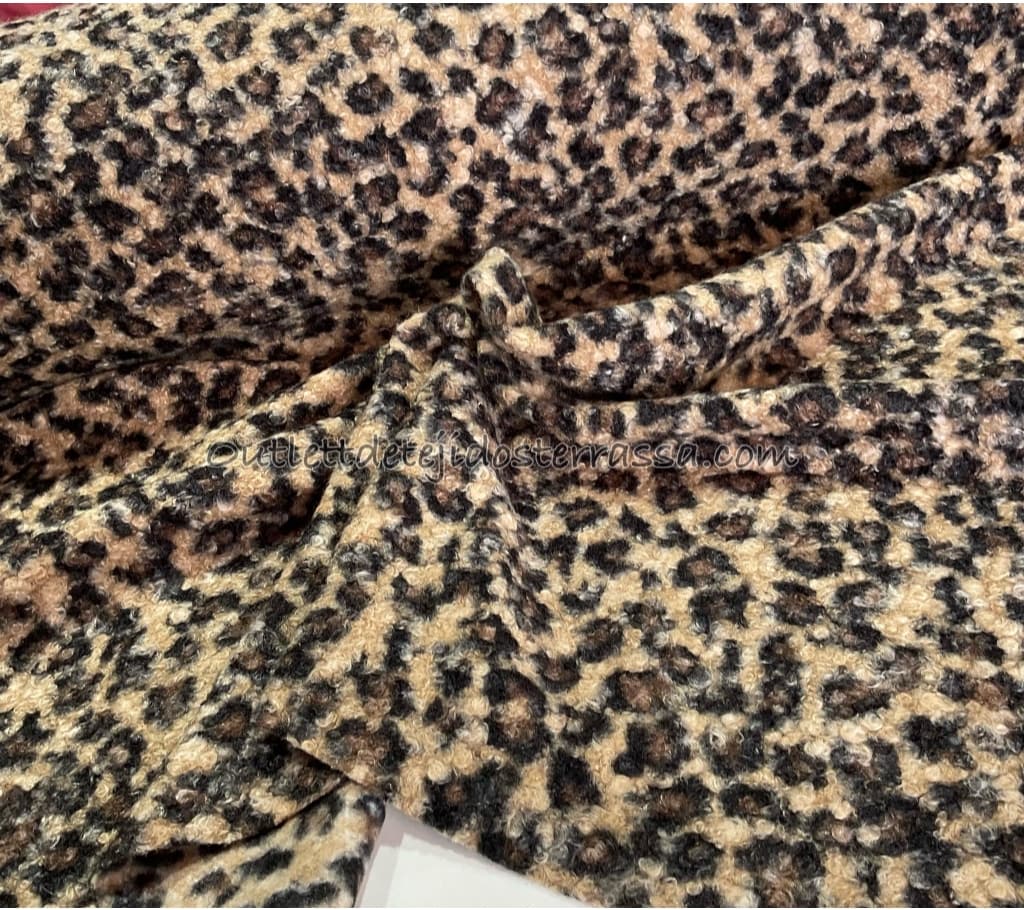 Boucle Animal print